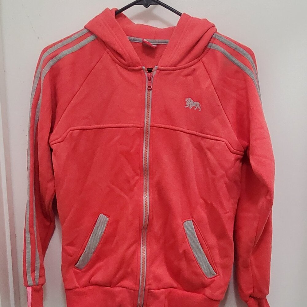 Rosé Radiance Athletic Zip-Up